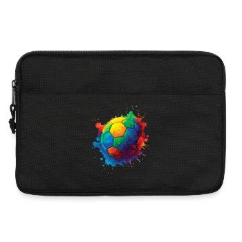 Ballon de Football Color Splash Multicolore - Sacoche pour ordinateur portable 13 pouces - noir - Devant