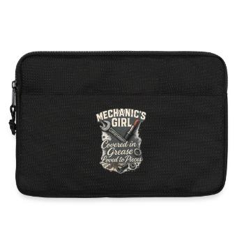 Mechanic Girl: Loving With Fat - Laptop bag 13" - black - Front