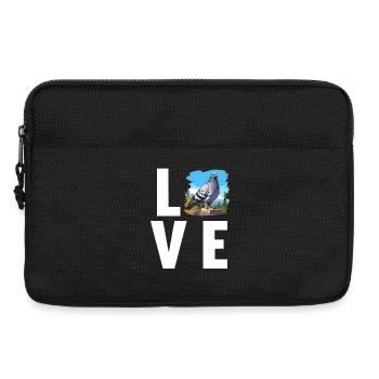 Tauben Taube - Laptoptasche 13" - Schwarz - Vorne