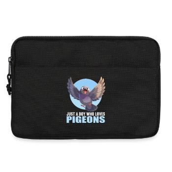 Tauben Taube - Laptoptasche 13" - Schwarz - Vorne
