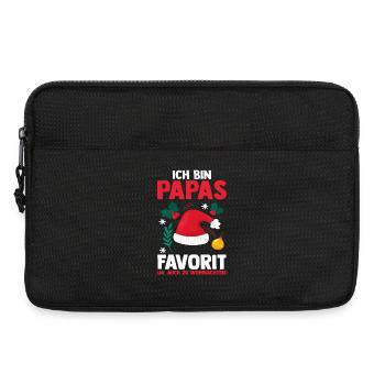 Santa Claus Dad's Favorite Christmas - Laptop bag 13" - black - Front