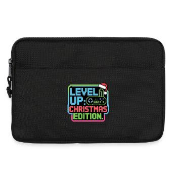 Level Up for Christmas - Pixel Gamer Gift - Laptop bag 13" - black - Front