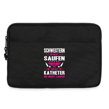 Nurse Gifts Nursing Funny Nurse - Laptop bag 13" - black - Front