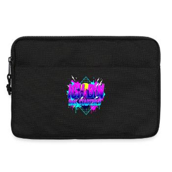 Ich Bin das Stadtbild - 80er Retro Synthwave Neon - Laptoptasche 13" - Schwarz - Vorne
