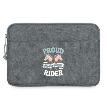 Hobby Horsing - Laptoptasche 13" - Grau meliert - Vorne