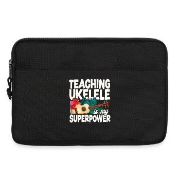Hawaiian Ukulele Uke Teaching - Laptoptasche 13" - Schwarz - Vorne