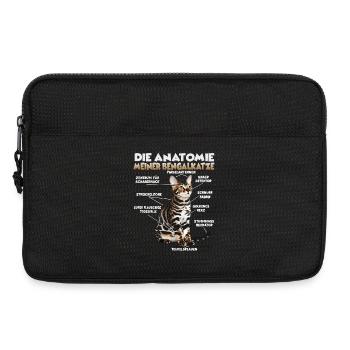 Bengal Cat | Bengal Cats Bengal Cat Holder - Laptop bag 13" - black - Front