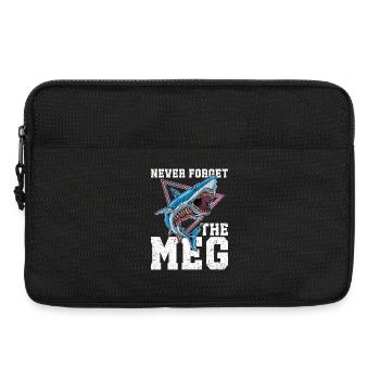  Megalodon Tooth Shark Lover Meg Research Team - Laptop bag 13" - black - Front