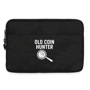 Vieille aventure de détecteur de trésors de Coin Hunter - Sacoche pour ordinateur portable 13 pouces - noir - Devant