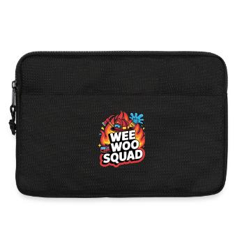 Wee Woo Squad Fire Truck Car Fun - Laptop bag 13" - black - Front