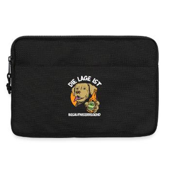 The location is drunken dog - Laptop bag 13" - black - Front