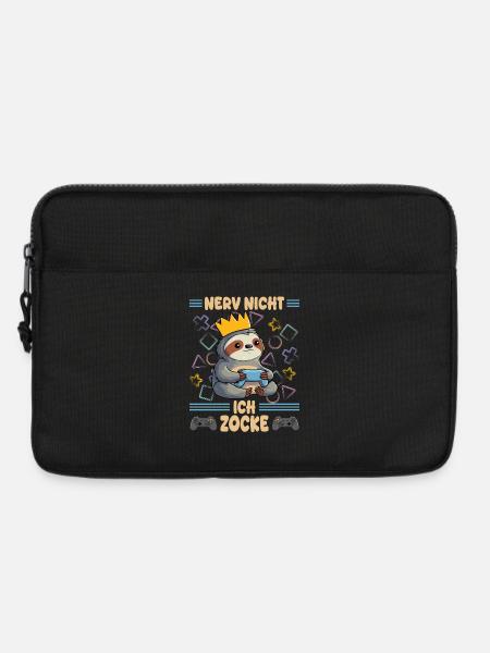 nerv nicht ich zocke - Laptoptasche 13" - Schwarz