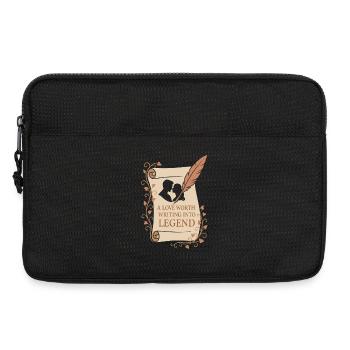 Antike Liebesmythologie Romantik Vintage - Laptoptasche 13" - Schwarz - Vorne