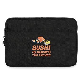 Sushi est toujours la solution idée Cadeau Sushis - Sacoche pour ordinateur portable 13 pouces - noir - Devant