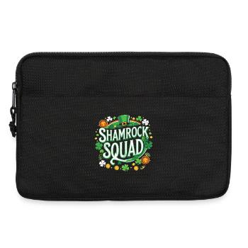 Shamrock Squad: Grünzauber - Laptoptasche 13" - Schwarz - Vorne