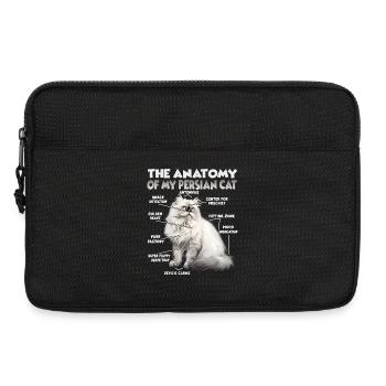 Persian Cat Gift Cat Gift Idea - Laptop bag 13" - black - Front