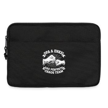 Grandpa & Grandson – Perfect Chaos Team - Laptop bag 13" - black - Front