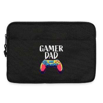 Gamer Dad Controller Graphics - Laptop bag 13" - black - Front
