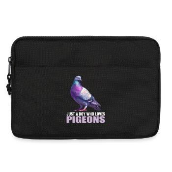 Tauben Taube - Laptoptasche 13" - Schwarz - Vorne