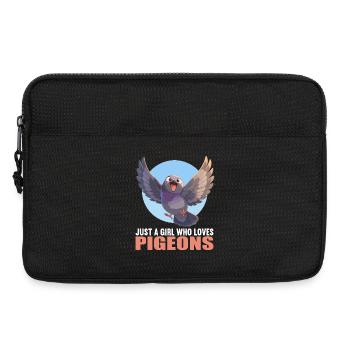 Tauben Taube - Laptoptasche 13" - Schwarz - Vorne