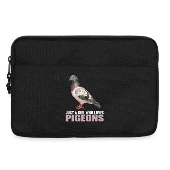 Tauben Taube - Laptoptasche 13" - Schwarz - Vorne