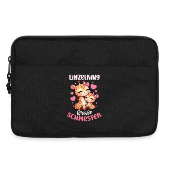 Grande Sœur Fille Unique - Sacoche pour ordinateur portable 13 pouces - noir - Devant