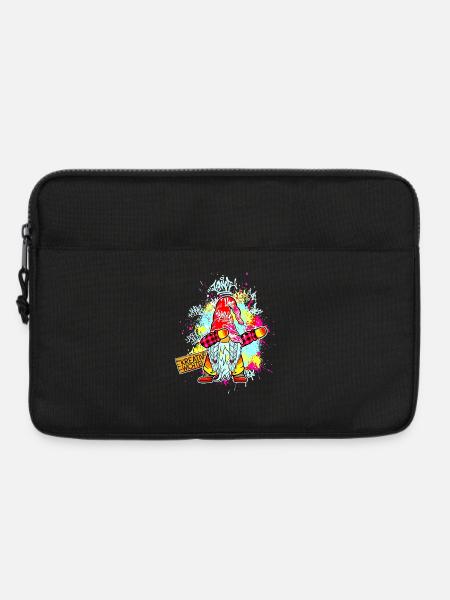 KREATIV WICHTEL Dab Graffiti Künstler XMas - Laptoptasche 13" - Schwarz