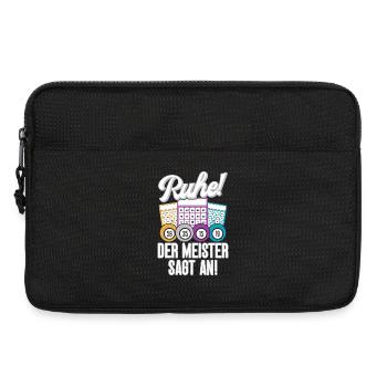 Bingo Player Ruhe Der Meister Sagt An Bingo - Laptoptasche 13" - Schwarz - Vorne