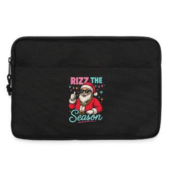Rizz The Season Santa Claus Weihnachtsmann - Laptoptasche 13" - Schwarz - Vorne