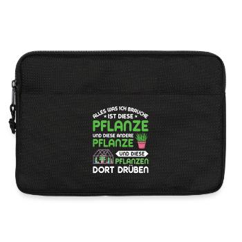 Horticulture Gardener Garden Gardening Sayings - Laptop bag 13" - black - Front