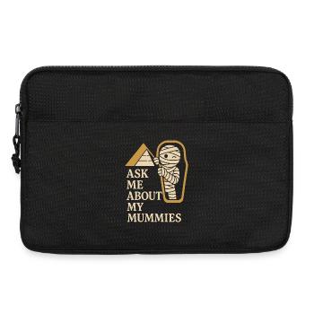 L’archéologie pharaonienne dans l’Égypte ancienne - Sacoche pour ordinateur portable 13 pouces - noir - Devant