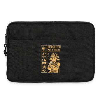 Pharaoh Archaeology in Ancient Egypt - Laptop bag 13" - black - Front