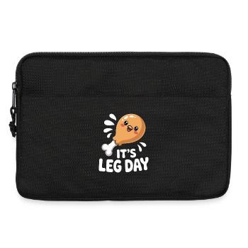It's Leg Day Gym Cheat Day Bein Training Fitness - Laptop bag 13" - black - Front