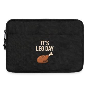 It's Leg Day Gym Cheat Day Bein Training Fitness - Laptop bag 13" - black - Front