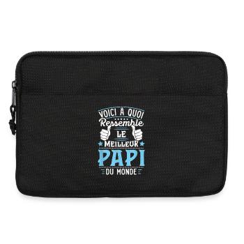 Best Dad in the World - Laptop bag 13" - black - Front