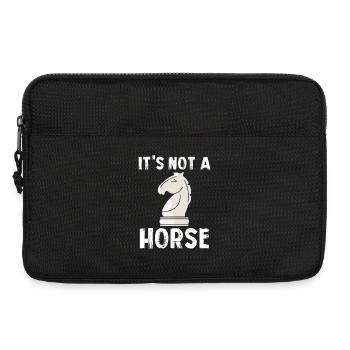 It's not a horse chess piece - Laptop bag 13" - black - Front