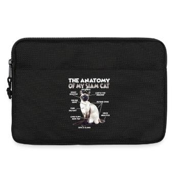 Siamese Cats Gift Cat Owner Gift Idea - Laptop bag 13" - black - Front