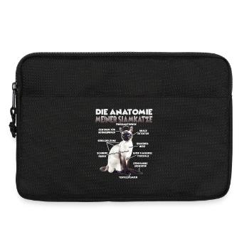 Chats siamois T | Chats siamois chats chats siamois chats siamois - Sacoche pour ordinateur portable 13 pouces - noir - Devant