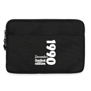 Geburtstag Dezember 1990 Limited Edition Geschenk - Laptoptasche 13" - Schwarz - Vorne