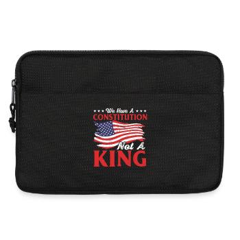 We Have A Constitution Not A King USA - Laptop bag 13" - black - Front