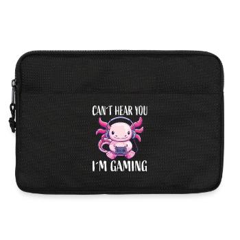 Gaming Kawaii Kopfhörer Monster - Laptoptasche 13" - Schwarz - Vorne