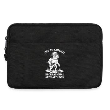 Off To Commit Recreational Archaeology Frog - Laptop bag 13" - black - Front