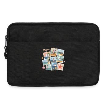 Rügen Küsten Postkarten-Design Ostsee - Laptoptasche 13" - Schwarz - Vorne