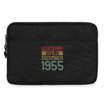 Légendaire depuis décembre 1955, Rétro, anniversaire - Sacoche pour ordinateur portable 13 pouces - noir - Devant