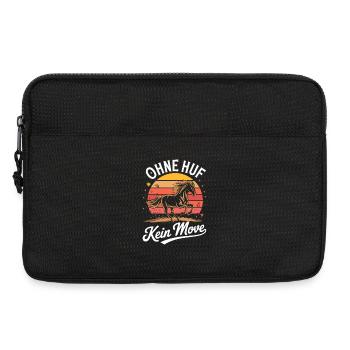 No Hoof No Move Funny Saying for Riders and Riders - Laptop bag 13" - black - Front