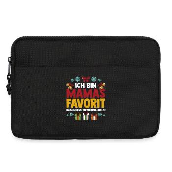 Shlafshirt Chien Chat Le Gros Prend un Nickerc - Sacoche pour ordinateur portable 13 pouces - noir - Devant