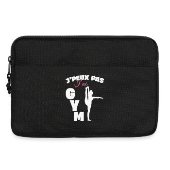 Gymnastique Cadeau Je Peux Pas J'ai Gym - Sacoche pour ordinateur portable 13 pouces - noir - Devant