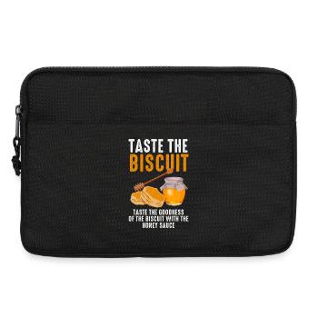Taste the Biscuit with Honey - Laptop bag 13" - black - Front