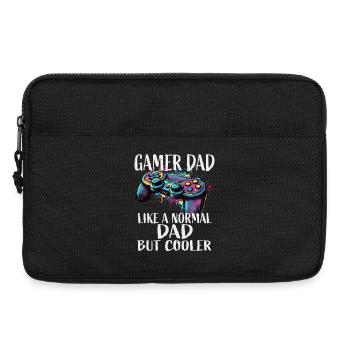 Gamer Dad Cooler Controller Splash - Laptoptasche 13" - Schwarz - Vorne
