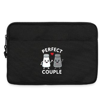 Perfect Couple Salt And Pepper Cartoon - Laptoptasche 13" - Schwarz - Vorne